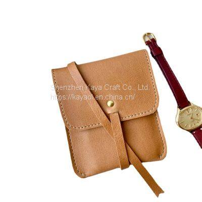 High Quality Reusable PU Leather Jewelry Packaging Bags Drawsrting Pouch