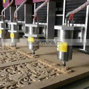 4 head Multifunction CNC stone sculpture machine for heavy working 1530 price