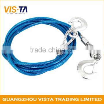 plastic coated emergency towing rope for car