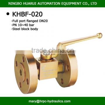 HRPC brand China manufacturer stainless steel dn20 flanged ball valve