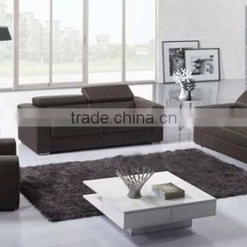 Home furniture High back leather sofa modern minimalist small apartment living room furniture Sofa Set A281-2