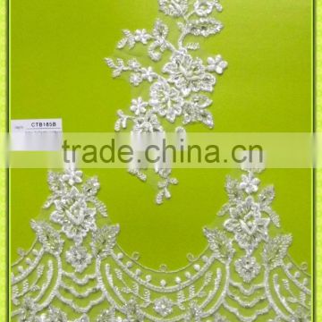 Embroiedered lace trim CMB204,CTB185B