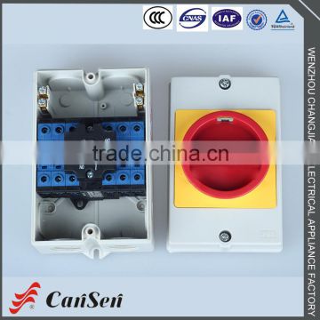 LW30-32B 6P ROHS,CE certificate rotary cam switch with protective cover