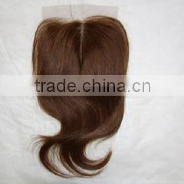 Alibaba express factory wholesale cheap price human hair silk base lace closure