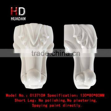 European Style Furniture Plastic Short Leg 013710# Furniture Leg