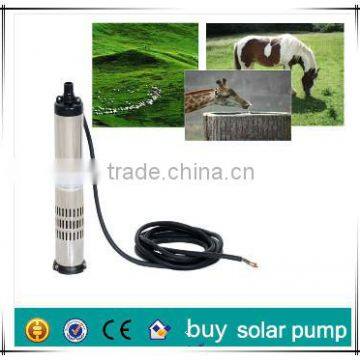 Manufactory 3-5M3/H DC solar powerd water pump price for agricultural irrigation