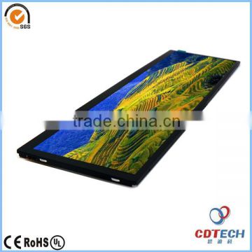 TFT Type 8.8 inches tft lcd color monitor with resolution 1280*320 and P-Cap touch screen