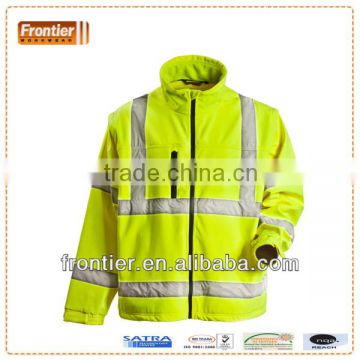 safety reflective clothing softshell jacket, comply with EN20471
