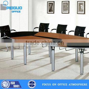 PG-8D-38A,Latest Peiguo triangle table,triangle conference table,triangle wood furniture