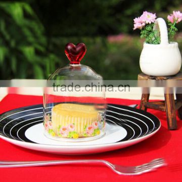 2014 new arrival glass dome food cover