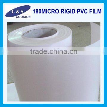 180MICRO glossy rigid pvc film