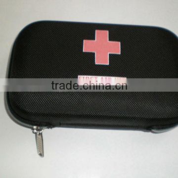 MK-FK42 Wholesale Black Nylon Medical Waterproof Mini First aid Kit Bag with Accessories First Aid Box Emergency First Aid Kit