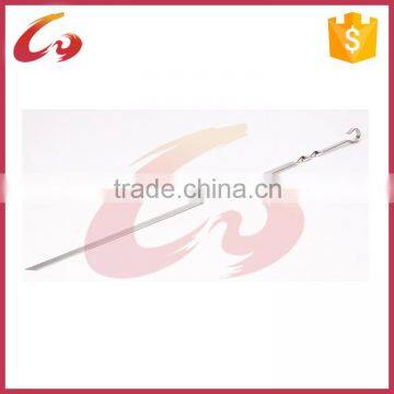 Hot selling stainless steel flat barbecue skewer