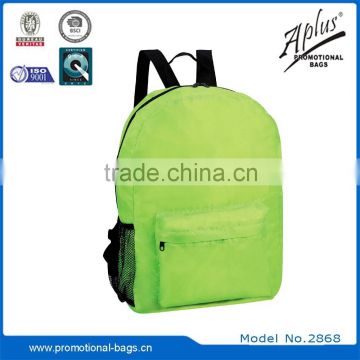 Wholesale cheap promotion 210D polyester school backpack