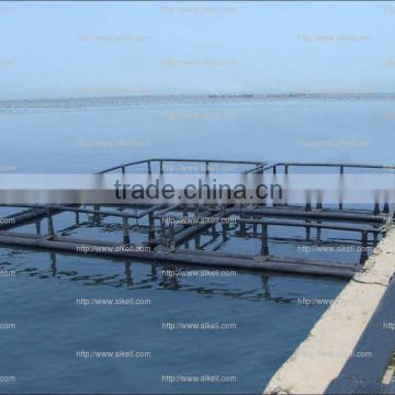 HDPE West Africa area catfish farming fishing cage at 5mx5m