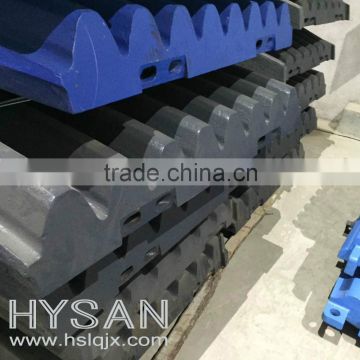 High Mn steel tooth plate wear parts