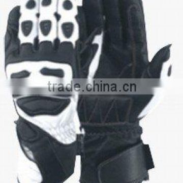 DL-1482 Leather Motorbike Racing Gloves , Gloves
