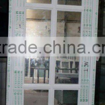 UPVC casement door with glass