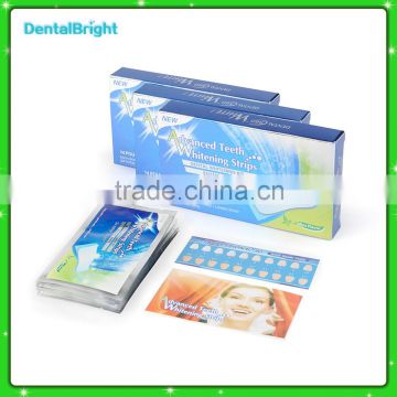 Dental Teeth Whitening Strips, Wholesale Teeth Whitening 14 pouches OEM Strips