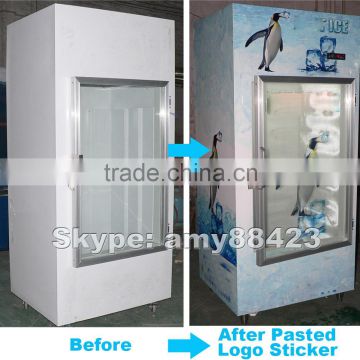 300 cuft Ice storage bin with glass door