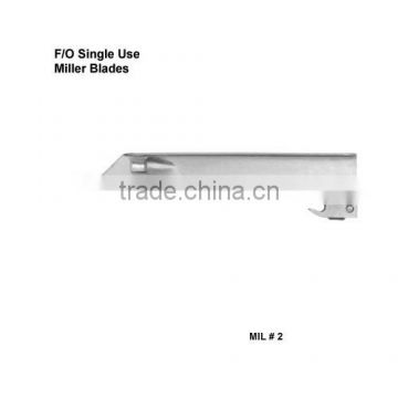 Laryngoscopes Fiber Optic Single Use Miller Blade Size. MIL.2