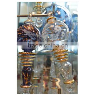 Charming Egyptian Glass Christmas Baubles