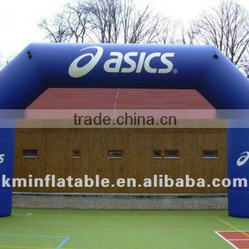 blue outdoor event entrance inflatable advertising arch