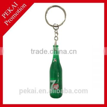 acrylic plastic type custom metal keychain