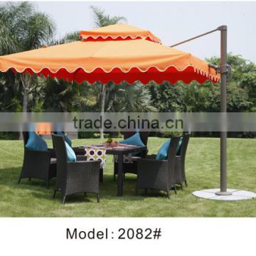 Aluminum garden furniture umbrella