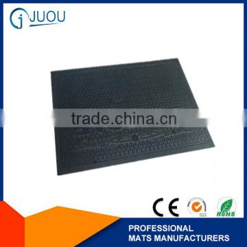 anti slip design square rubber door mat