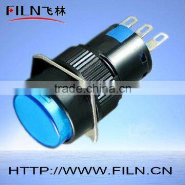 16mm blue led lamp indicator 24v FL8-01 industrial signal lamps dimmable 24v led panel indicator lights