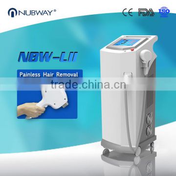 2016 hot sale Painless and Permanent Depilator professional 808nm diode laser hair removal salon equipment