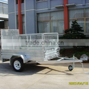 car trailer with ramp