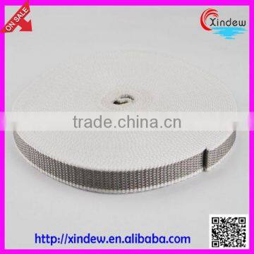 school bag tape ribbon grey woven pp webbing XDGL-005