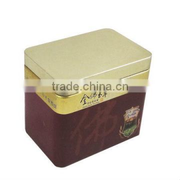 make in China rectangular tea tin box