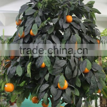 orange tree real touch Mini Potted Plants high simulation plastic bonsai tree