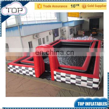 2017 new inflatable soccer field for sale, inflatable soap football field, inflatable volleyball field