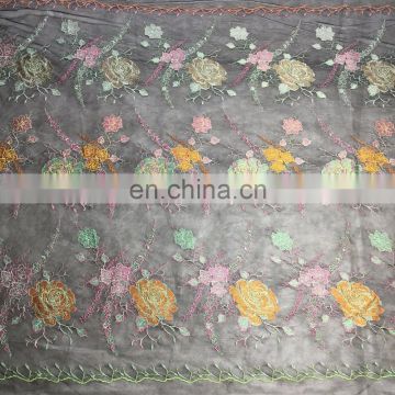 OLF 0115 new fashion light design lace dress fabrics by SGS factory