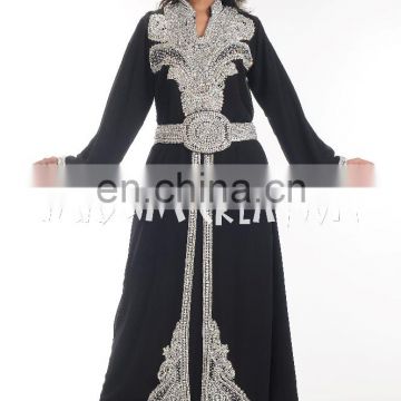 ELEGANT MODERN ARABIAN ISLAMIC WEDDING GOWN FANCY JILBAB THOBE DRESS