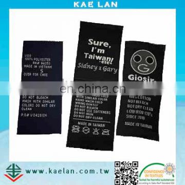 Custom clothing tags OEM high quality woven label