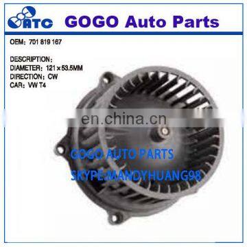 High Quality Car Air Conditioner Heater Blower Motor 701 819 167 VW T4