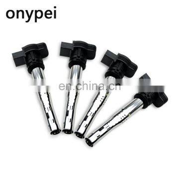 4X Ignition Coil 07K905715F For Golf Jetta Beetle Tiguan Passat A3 A4 A5 A6 Q3 Q5 Q7 R8 TT Universal Germany Cars 07K 905 715 F