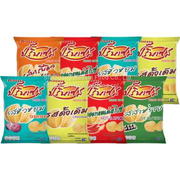 Lays  potato chips in various flavors