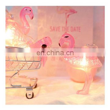 factory decorative Led summer holiday curtain strip flamingo Lights garden party home outdoor decoration fairy string light