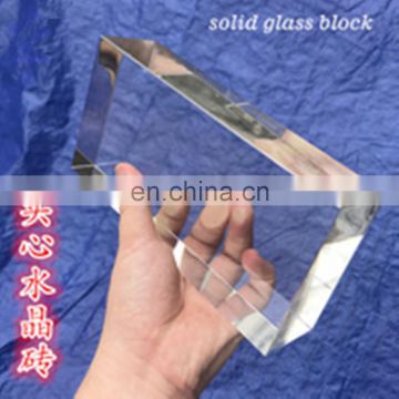 clear solid glass block / clear solid block glass