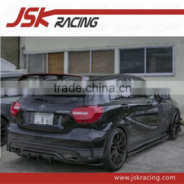 V STYLE CARBON FIBER REAR SPOILER FOR MERCEDES BENZ A-CLASS W176 AMG A45 WING(JSK061025)