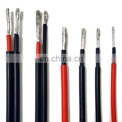 solar cable factory connection single core or twin 4mm 6mm 1cx25sqmm in china