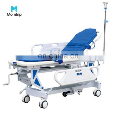 China Professional Manufactured Cheap Manual Hospital Medical Emergency Bed Patient Transfer Trolley for Operation Room