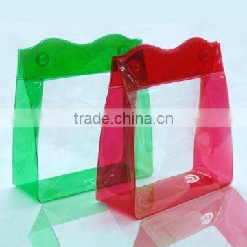 clear colorful pvc bag for packaging