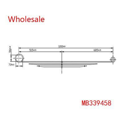 MB339458 Light Duty Vehicle Rear Wheel Spring Arm Wholesale For Mitsubishi